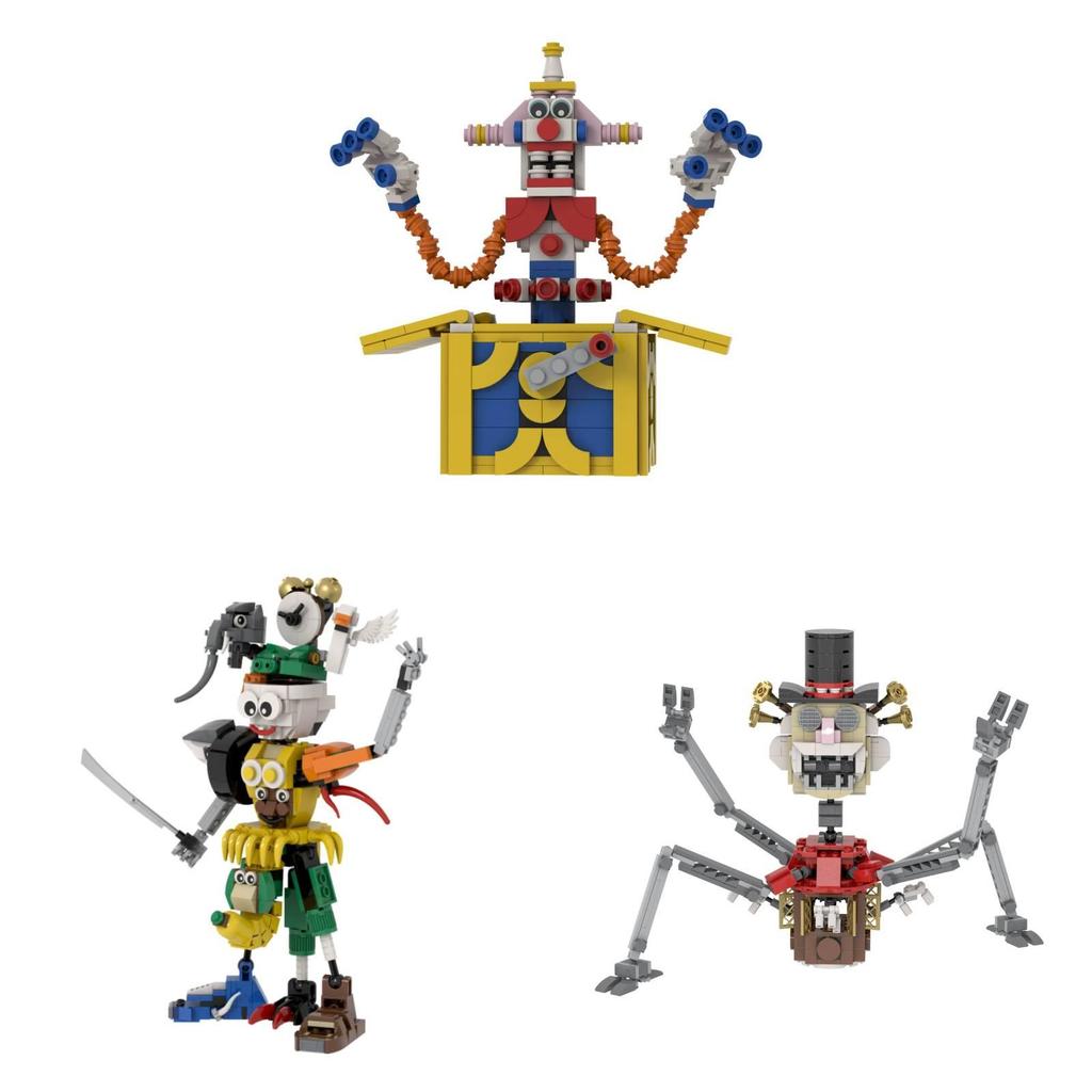 Garten Of Banban Italian Brainrot Al The Amazing Digital Circusbuilding Block Toy With Diy Assembly For Kids Entertainment