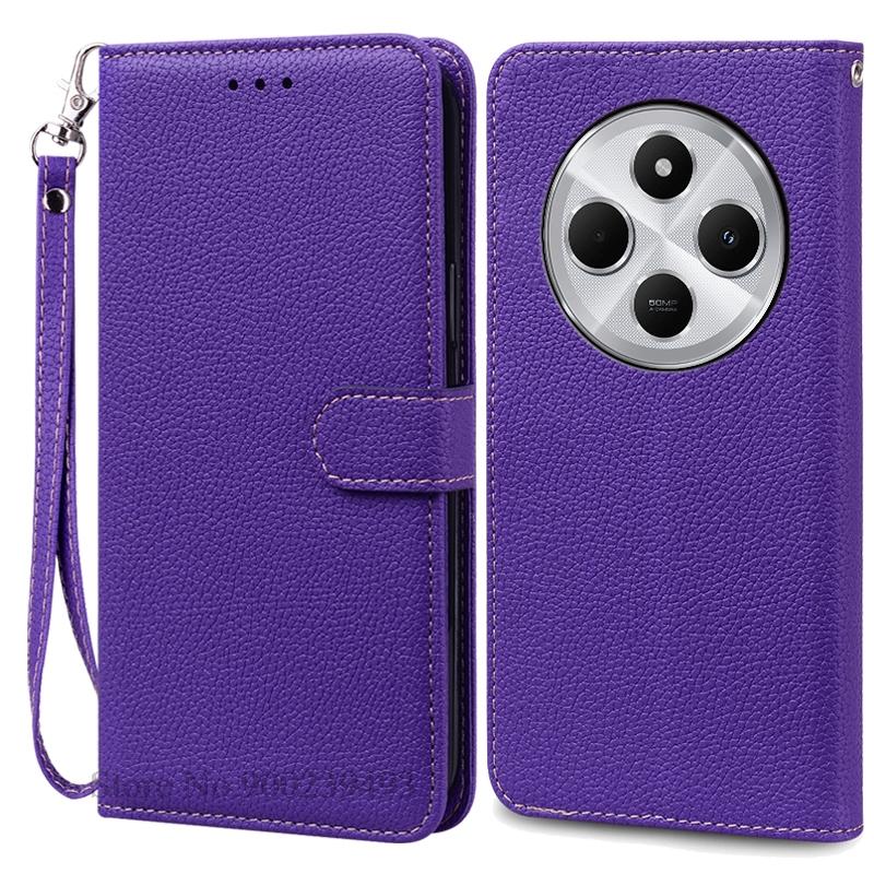For Poco C75 Case Luxury Leather Flip Wallet Case For Poco C75 Case Xiaomi Poco C75 C 75 Case Silicone Book Cover Coque Fundas