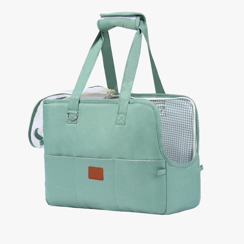 Portable Cat Shoulder Handbag Small Dog Puppy Travel Carry Bag Breathable Pet Tote Handbag for Outdoor Walking Trip