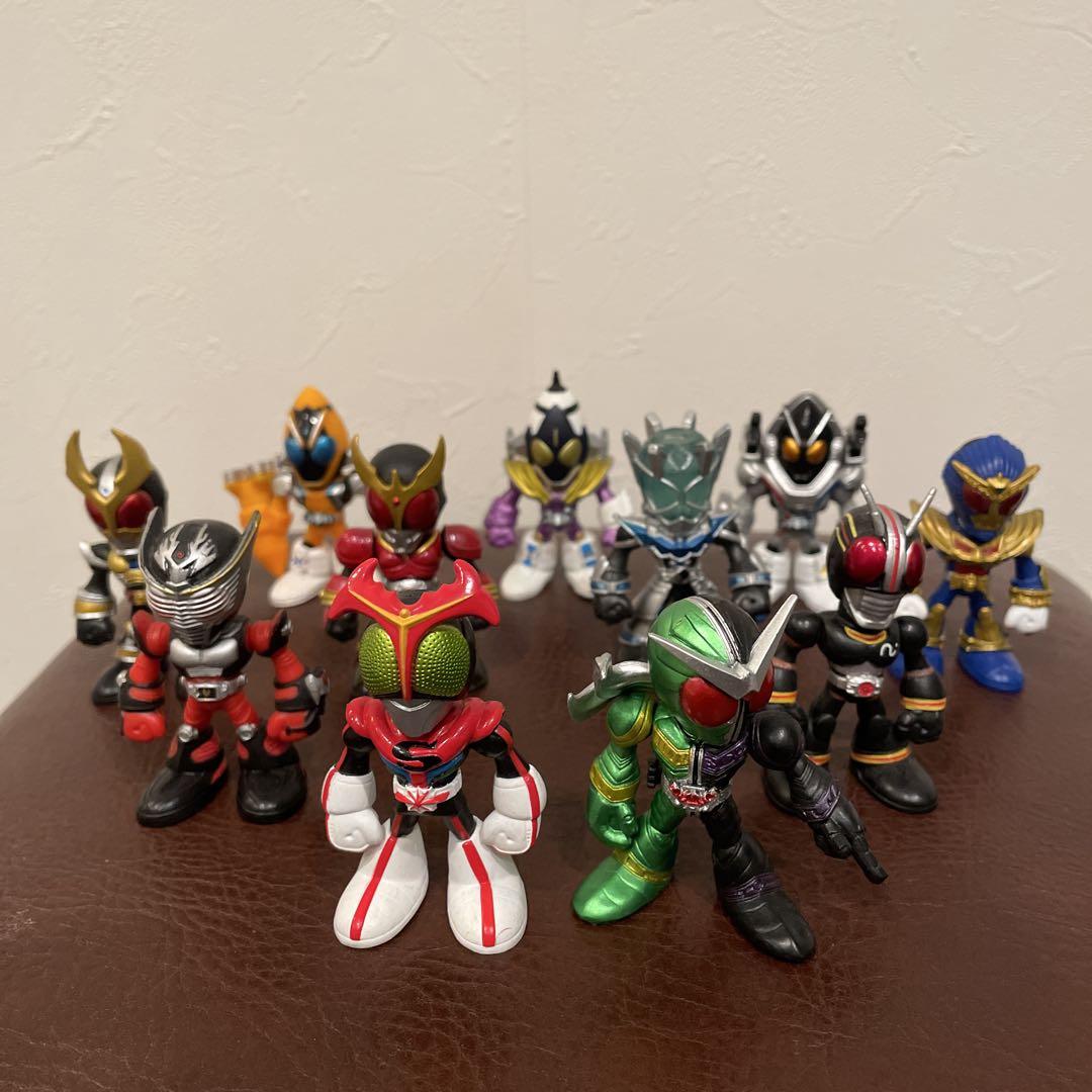

[USED] Rare Kamen Rider Deformed Figures - 11 figures total