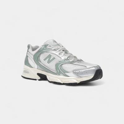 530 Silver Metallic Mosaic Green