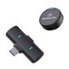 2 In 1 Lavalier Microphone Magnetic Attraction Wireless Lavalier Mic  Smartphone/Laptop/Tablet