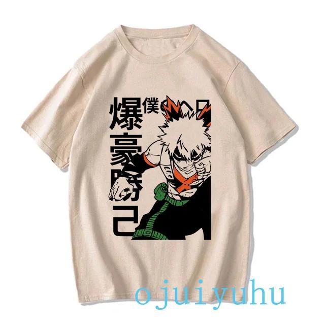 My Hero Academia Szie T Shirt UnisexWomen Todoroki Tshirt Boku No Hero Academia Graphic Tops Anime Bakugou Himiko Toga Tshirt