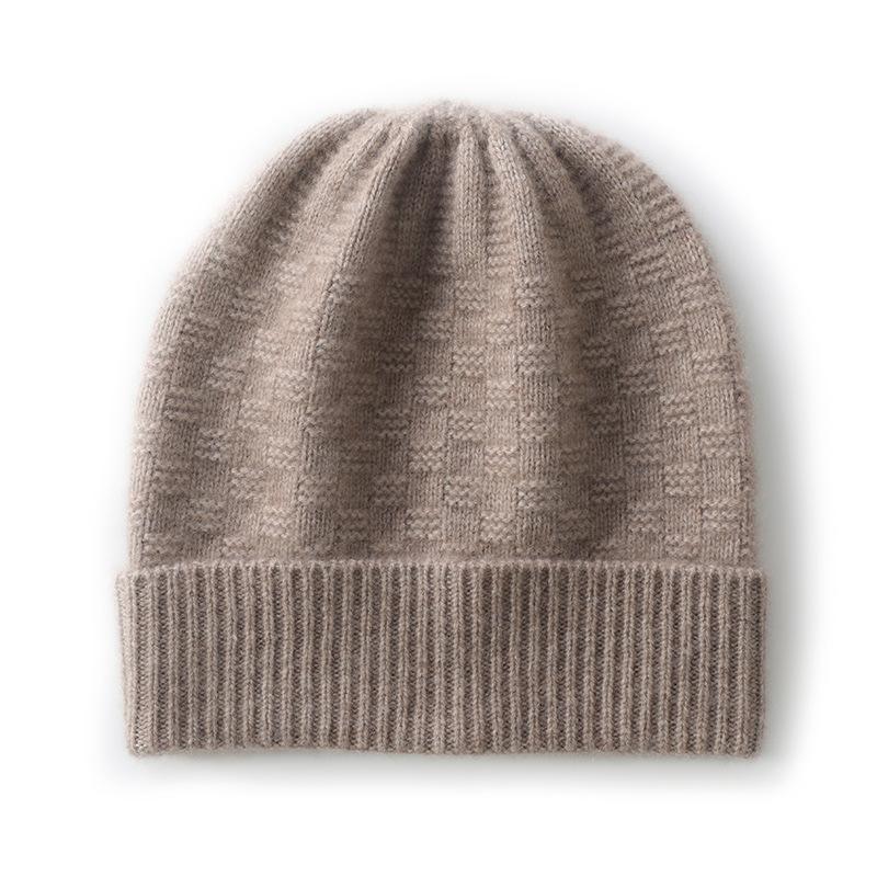 Spot European and American autumn and winter new cashmere hats men's and women's casual cold hats warm wool hats