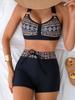National High Waist Bikinis Women 2025 Print Two Pieces Swimsuit with Shorts Separate Bikini Set Swim Bathing Suits Beach Wear