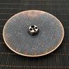 Lucky Incense Tray Antique Chinese StyleThread Incense Holder Coil Incense Burner Indoor Sandalwood Stove