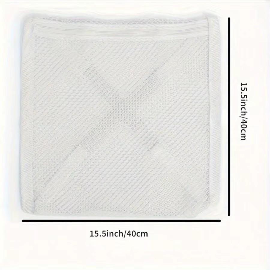 

1PCS White Shoe Wash Bags, Reusable, Reinforced and Resistant To Pulling, Suitable for Shoes and Clothes 1pcs