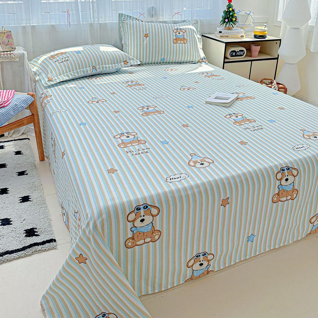 2026 A-Class 100% Cotton Jet Print Single Bed Sheet