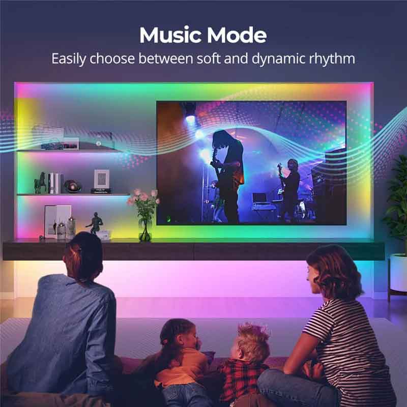 WS2812B Bluetooth LED String Fairy Lights Dreamcolor RGBIC DIY Party Festival Tree Lights Wedding Decoration Garland USB Lamp
