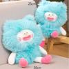 Quirky Long-haired Plush Toy Cute Pillow For Kids Blue Cat Pp Cotton Stuffed Animal