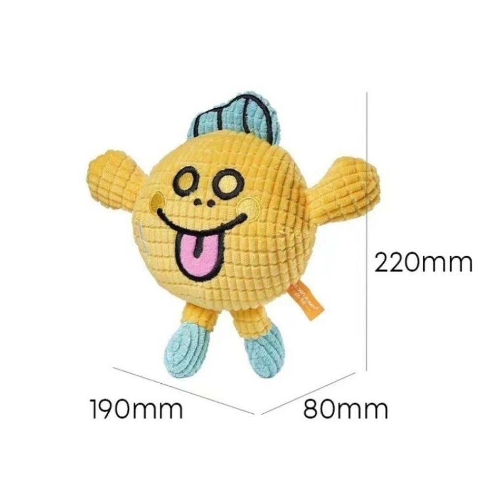 

High Quality Cute Squeaky Toy Interactive Self Play Funny Training Teething Puppy Chew Toy Pets Supplies помаранчевий