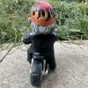 Mittelfinger Motorrad Zwerg Figur - Garten & Büro Dekoration