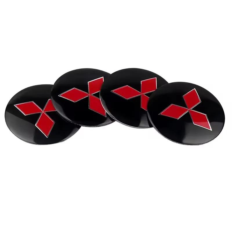 

4Pcs 56mm/60mm Car Wheel Center Hub Caps Emblem Cover Auto Accessories For Mitsubishi Asx Lancer Outlander l200 Xpander ASX