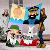 Custom Name Tintin Theme Printed Blanket - Perfect for Couch, Bed, Travel & Outdoor Use | Machine Washable, Cozy & Durable.