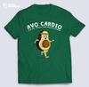 Avo Cardio T-shirt for Runners, Avocado Design, Perfect Running Gift For Him or Her, London Marathon, Park Run, Gym Lovers