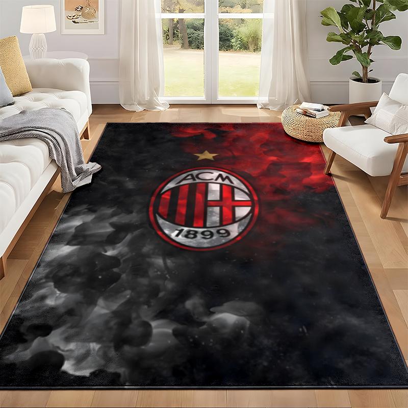AC Milan Carpet Door Mat for Living Room or Bedroom Protective Mat Under Chair Office Decoration Christmas Gift Birthday Present