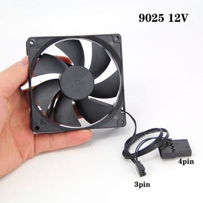 DC 12v 90*90*25 9025 3pin nebo velký 4pin Bezkartáčový Počítačový Chladicí Ventilátor 9cm 90mm PC Ventilátory 90mmx25mm Pro Počítačovou Skříň GPU CPU Chladič