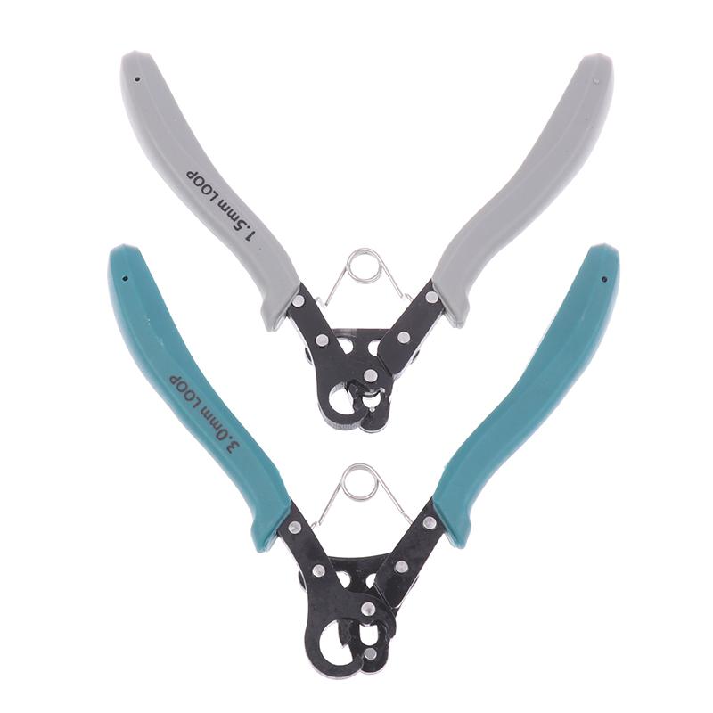 Juego de alicates para enrollar alambre de 1.5/2.25/3 mm para enrollar, doblar, reparar alambre, herramienta para hacer joyas, alicates de punta redonda para envolver anillos de alambre