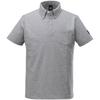 Mizuno Polo Easy To Move Outdoor Deodorizing Gray Heather Men's Water-Repellent Short-Sleeve Button-Down Shirt, C2JA2153, In, Sports, Tape,