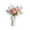 Cute Cat Paw Flowers Vase, Cat Paw Vase for Fresh/Dry Flowers, Decorative Ceramic Vase for Home Room Office Party Wedding