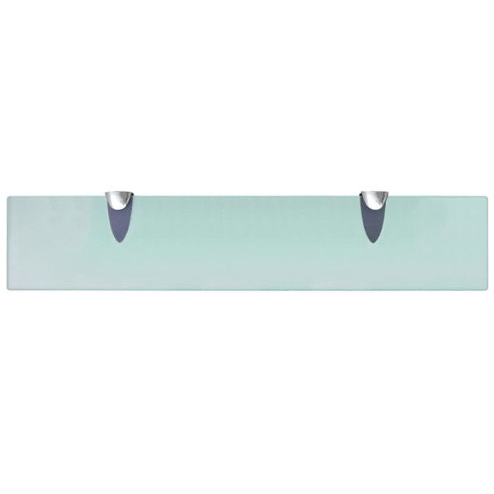 VidaXL Étagères murales 2 pcs Verre 50x10 cm 8 mm