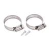24mm Parking Heater Exhaust Pipe Muffler Aluminum Alloy Straight Heater Silencer for Eberspacher Airtronic D2 D4 D4S