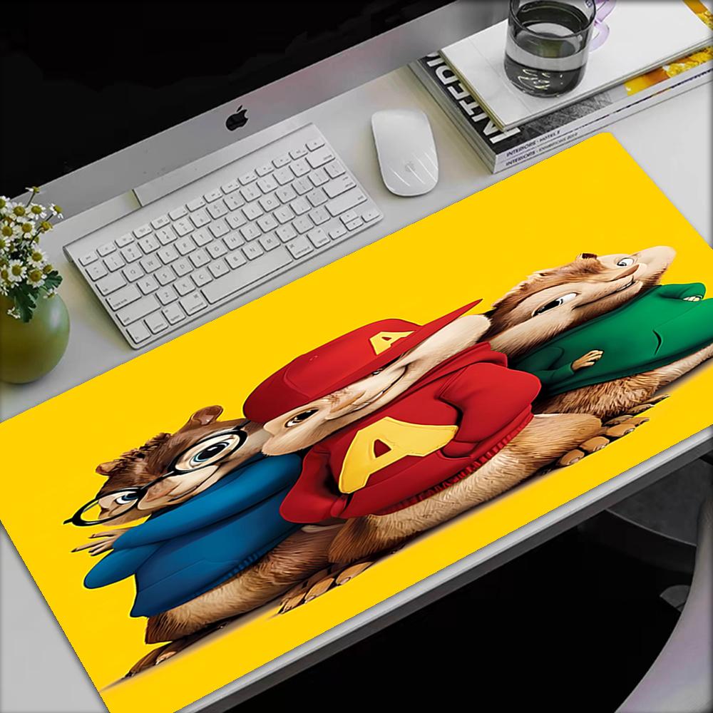 Alvin und die Chipmunks Thema Mauspads, Rutschfeste Gummiunterlage, Multifunktionale Büro- & Heimdekoration, Perfekt für die Personalisierung des Arbeitsplatzes.