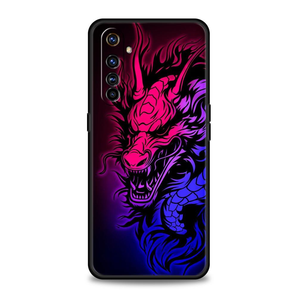 Dragon Phone Case For Realme 12 11 10 9 8 5G 7 6 GT5 GT3 GT2 Pro Plus C21 C11 C25 C35 For Realme GT Neo 2 3 3T 5 Cover