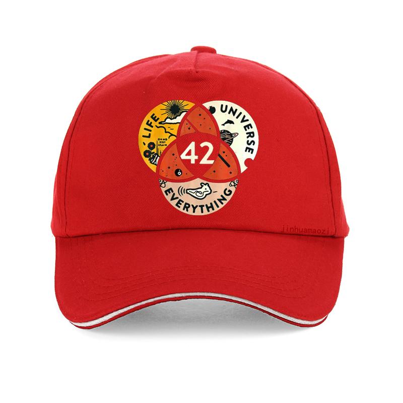 Unisex 42 The Answer To Life The Universe And Everything Douglas Adams Men Baseball Cap Summer Women Sunhat