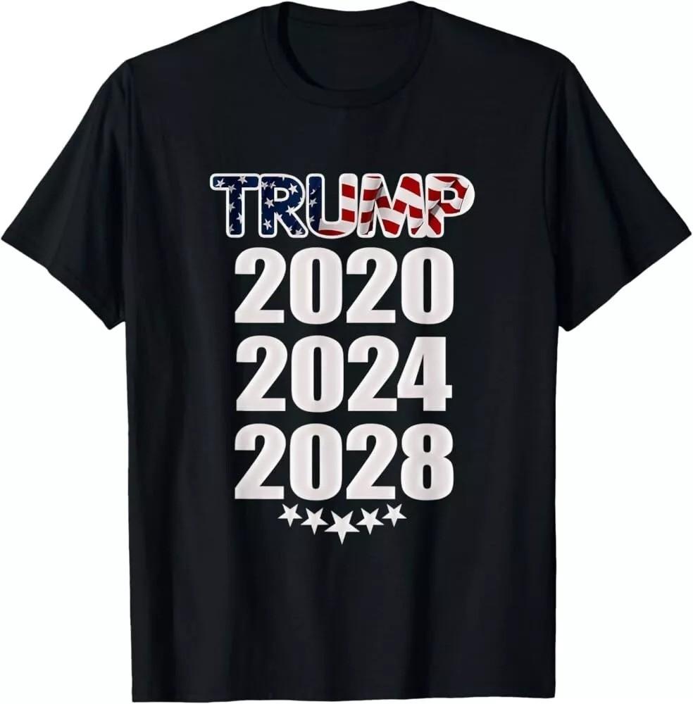 

Trump 2020 2024 2028 - Trump Vote Wisely T-Shirt 4XL