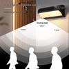 Waterproof Outdoor Wall Light with Sensor for Courtyard, Villa Entrance, Terrace, or Balcony