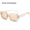 Retro Classic Rectangle Sunglasses for Women Small Narrow Square Frame Sun Glasses UV 400 Protection Cycling Driving Eyewear