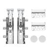 Adjustable Cabinet Suspension Rail Concealed Cold Rolled Steel Cabinet Rail Zinc-Plated Easy To Install Cupboard Hanging Weight