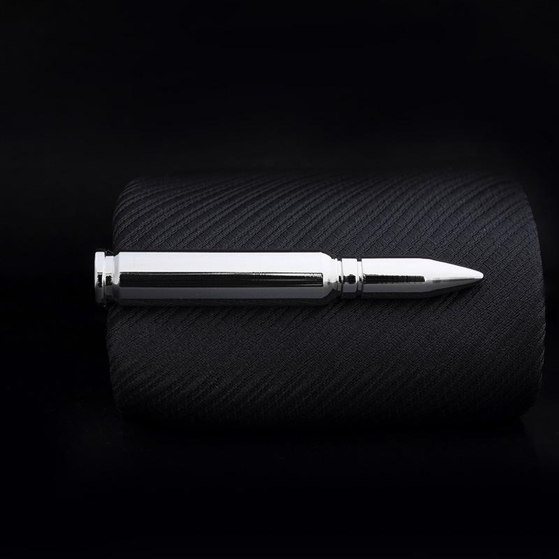Men's Gold & Silver Creative Tie Clip for Weddings & Formal Wear