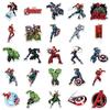 50 Autocolante Impermeabile cu Personaje de Desene Animate Avengers pentru Jurnale & Scrapbooking