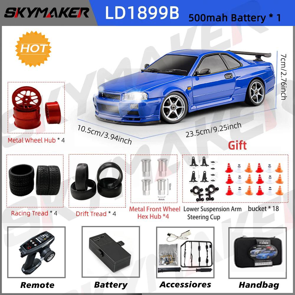Skymaker LDRC 1/18 RC Drifta Auto