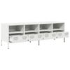 TV Stand White 135 x 39 x 43.5 cm Cold Rolled Steel