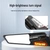 Universal Motorcycle Rearview Mirror with Turn Signal for Kawasaki & Yamaha