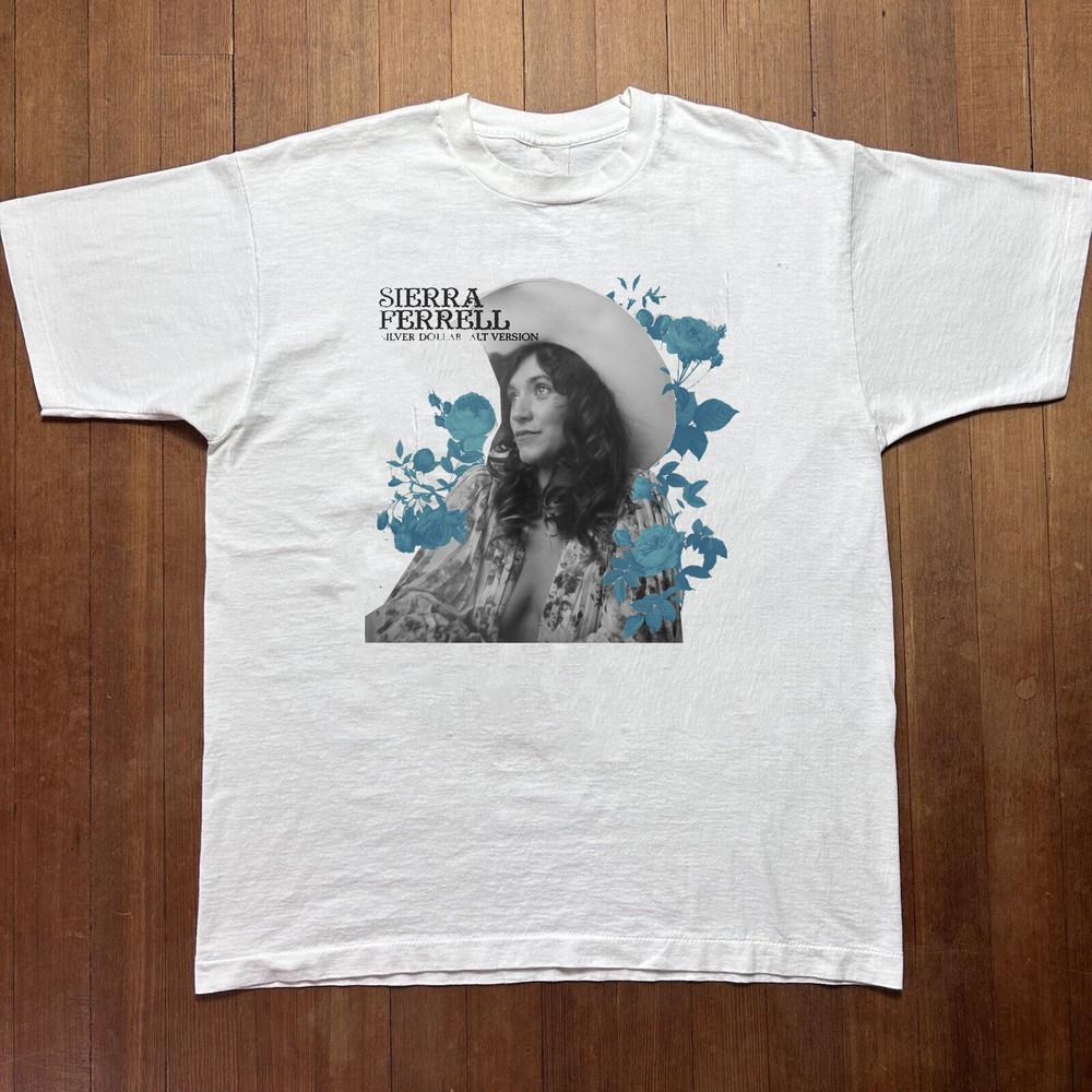 New Popular Sierra Ferrell White T-Shirt Cotton Full Size Unisex T-Shirt XL