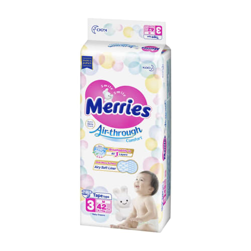 

[Tape M size] Mary s smooth air through (6~11kg) 42 pieces
