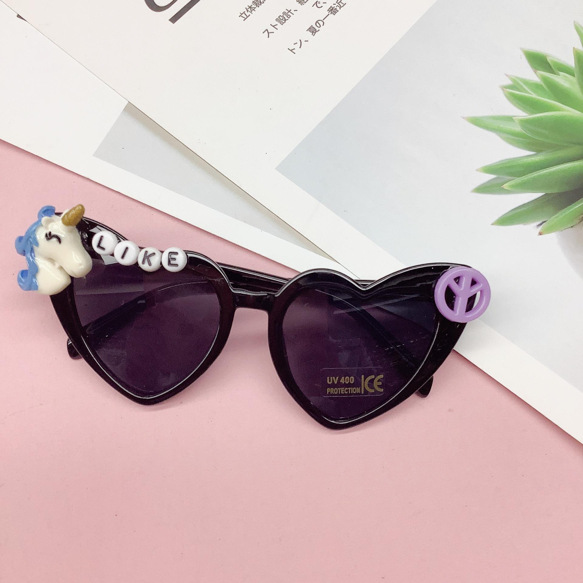 

Модные детские солнцезащитные очки в форме единорога, милые, классные, для мальчиков и девочек, солнцезащитные очки с защитой от ультрафиолета