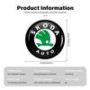VAN4 For Skoda Car Door Keyhole Sticker Lock Protector Lock Core Decal Accessories octavia a5 a4 mk1 2 fabia superb rapid mk3 yeti