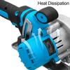 1800W 125MM Electric Cordless Brushless Circular Saw Auxiliary Handle Household Woodworking Tools for 18V Battery
