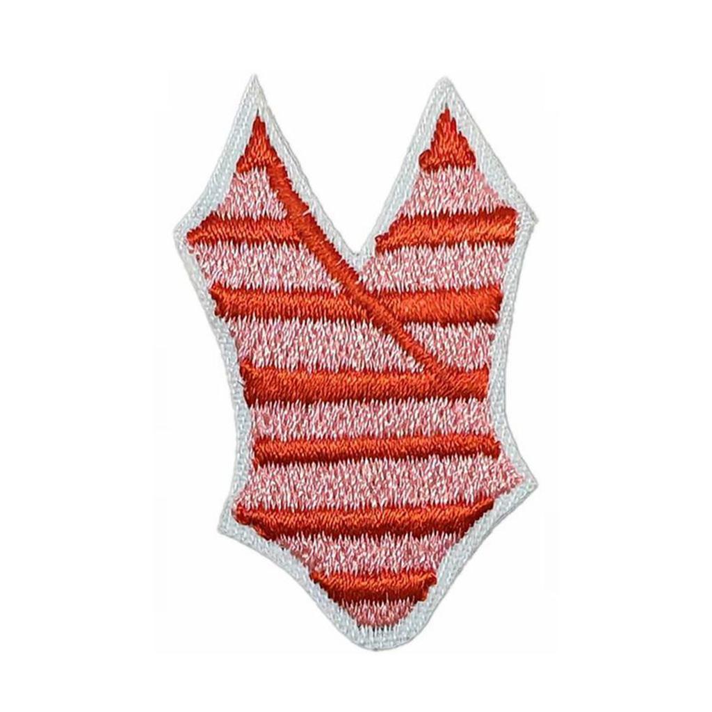 Beach Theme Embroidered Iron On Patches Embroidery Applique Patches Iron On Clothing Repair Patches for Clothes Jackets