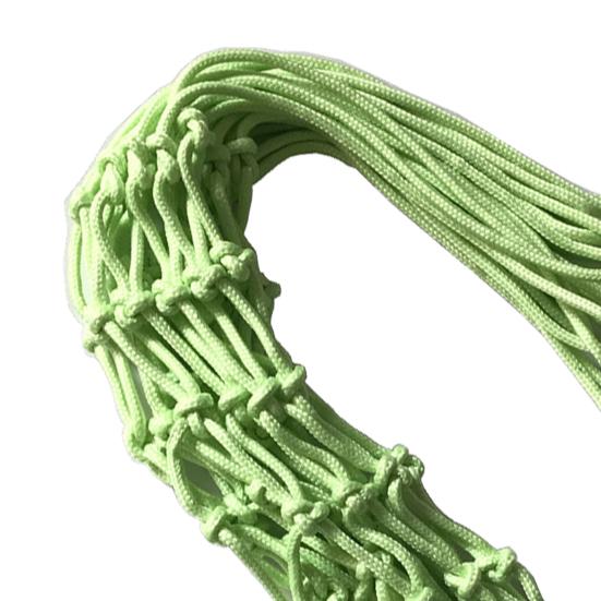 Basketball Net Glow in the Dark Wear-resistant Nylon Heavy Duty Basketball Net Replacement for Outdoor