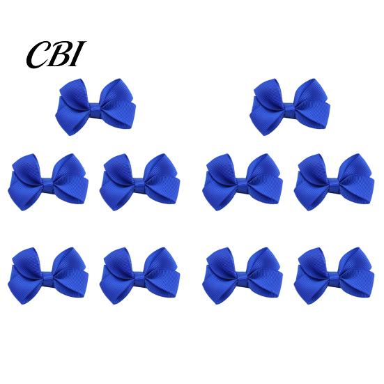 Toddler Hair Bow Clips 10Pcs Baby Clips, Bows, Fully Covered Barrette Grosgrain Ribbon Clip Everyday for Toddlers Pins Girls Infants & Toddlers, Soft