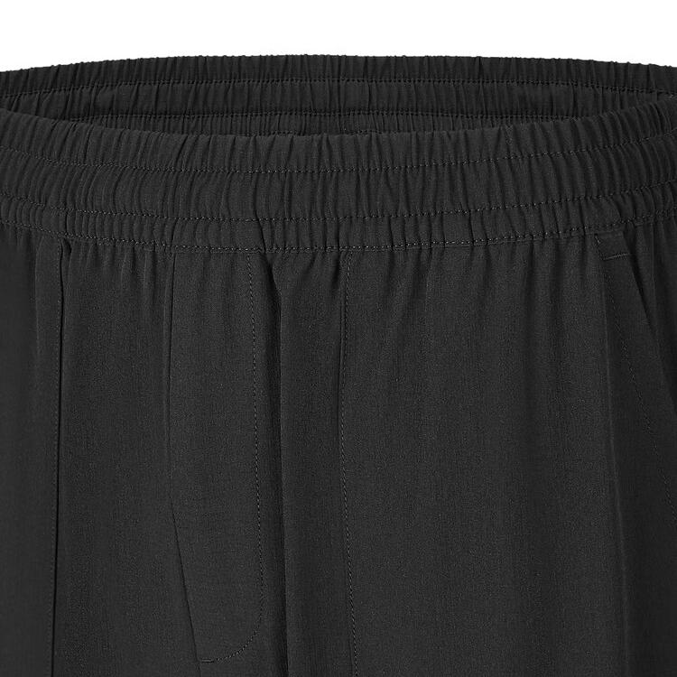 Skechers Godri Ss25 Comfortable Soft Loose Cuffed Quick-Dry Breathable Knitted Sports Pants Women Bottoms Carbon-Black P225W120-0018