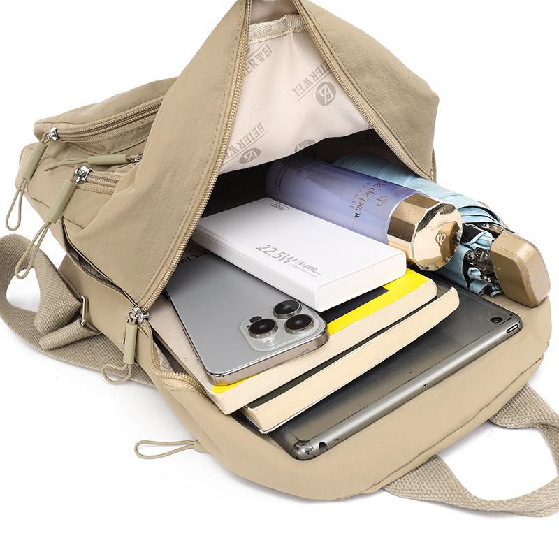 Trendiger Damen-Reiserucksack Leichte Langlebige Umhängetasche Große Kapazität Schultasche Fitnessstudio Wandern Outdoor Rucksack