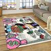 Monopoly-Style Game Money Area Rug – Cute Cartoon Dollar Carpet for Living Room or Bedroom – Non-Slip Home Decor Floor Mat