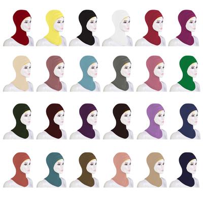 Stretch Underscarf Amira Turban Women Muslim Inner Cap Hijab Bonnet Overhead Head Scarf Wrap Ninja Hat Islamic Head Cover Mujer
